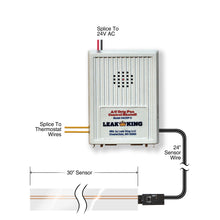 Load image into Gallery viewer, 30” x 1” flat flexible ribbon sensor-24 VAC power-Red LED when activated-Wall or stand-alone mount-24” sensor leads for easy location