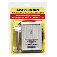 Load image into Gallery viewer, AC Drip Pan Leak Sensing and Shut Off Control protects against losses from wet floors, wet carpeting, and ruined ceilings by shutting off the A/C unit and stopping further condensation.
